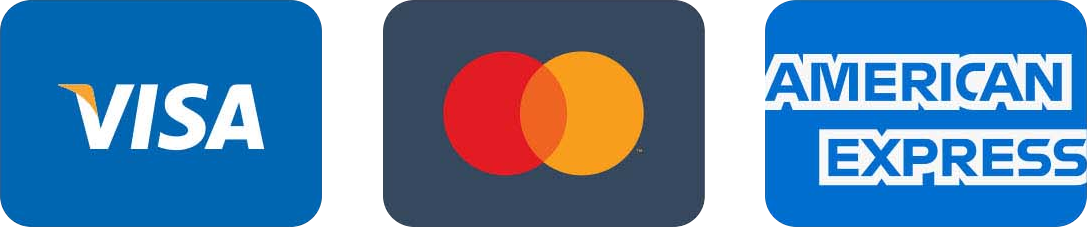 visa, mastercard, american express credit card icons